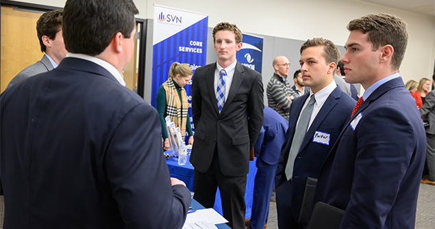 Students attending Real Estate event