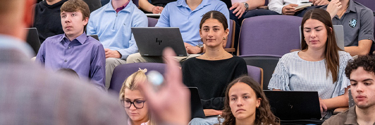 TCU Neeley School of Business students in class