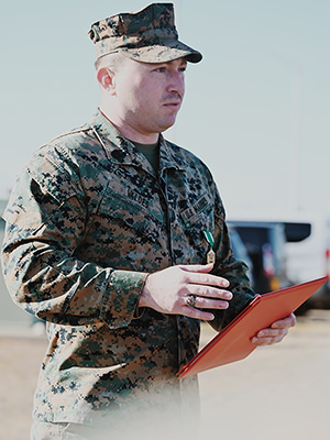 Lifesaving award Marine