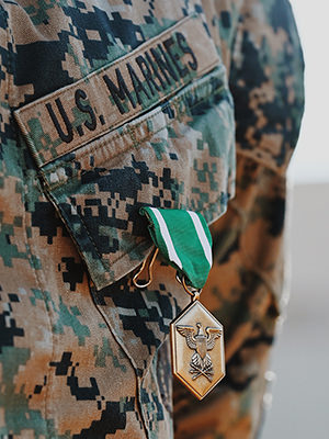 Lifesaving award metal