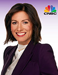 Nikki Morris, with a CNBC logo in the top-right corner