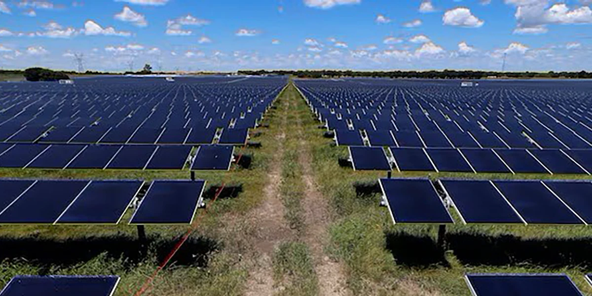 Mockingbird Solar Center solar array