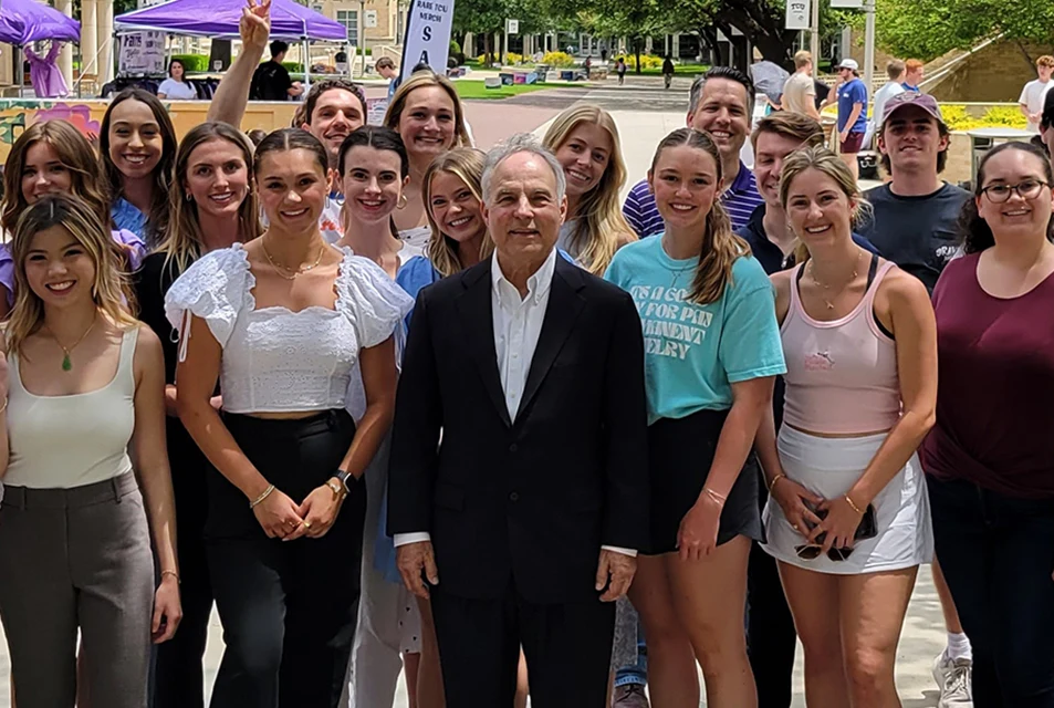 Bill Shaddock and the entrepreneurs at the Shaddock Marketplace 