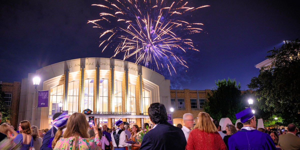 commencement fireworks
