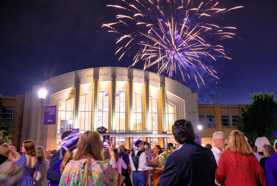 commencement fireworks