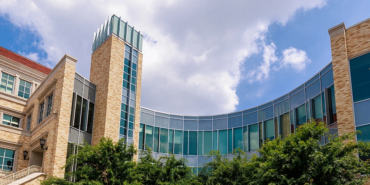 Neeley Plaza exterior, view from west side