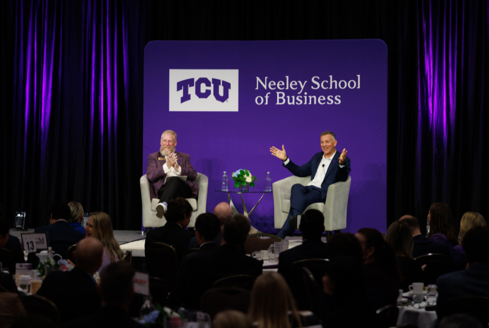 The TCU Neeley School of Business welcomed Mike Freno