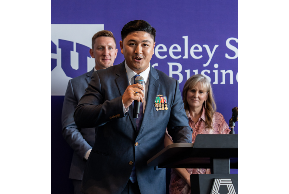 Graduate student receives the inaugural Carswell Award.