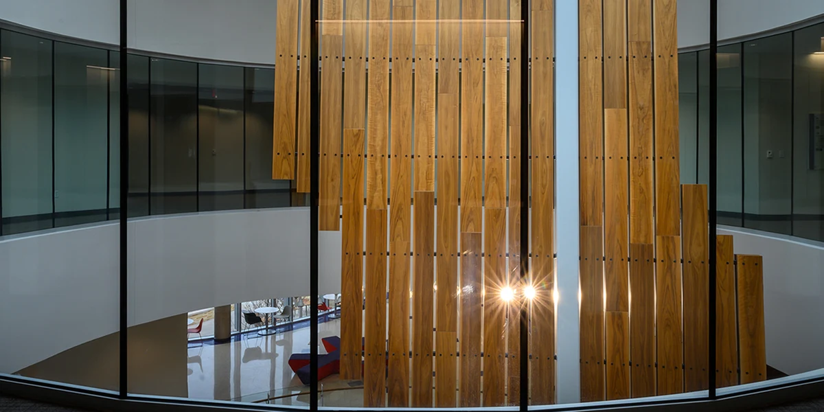 View of Rogers Rotunda from the second floor